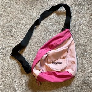 Jansport sling bag - very worn
